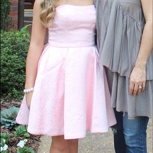 Sherri Hill pink homecoming dress worn once